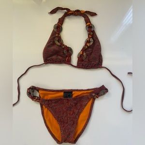 Full set bikini, skirt, pants, top cover up